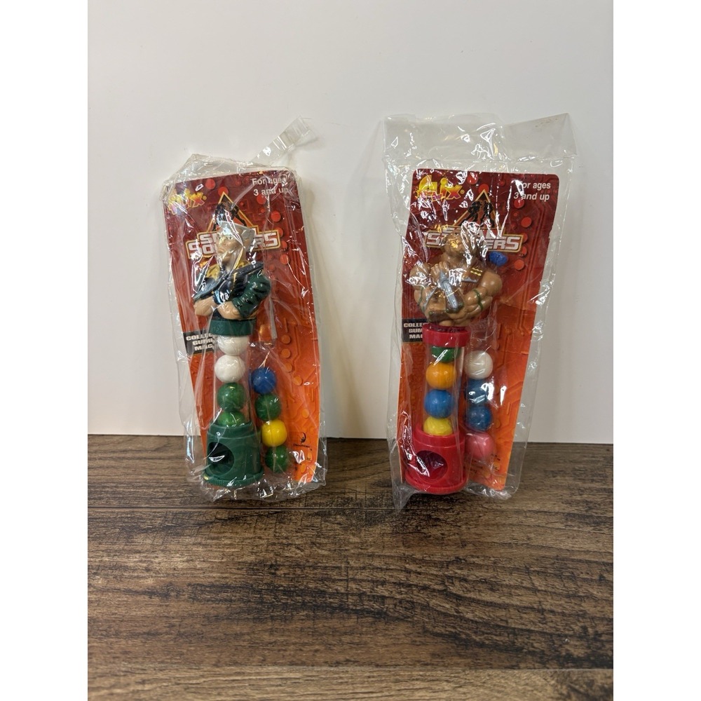 Lot Of 2 Small Soldiers Nick Nitro Chip Hazard Gumball Machine Figurines